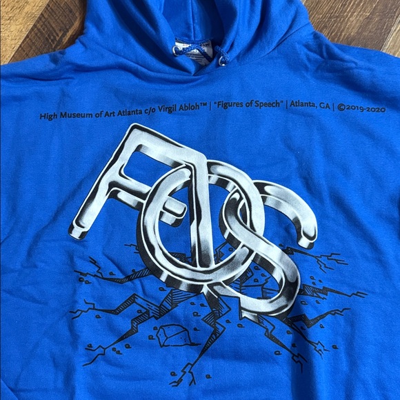 Virgil Abloh "Figures of Speech" (FOS) Hoodie - Like New - Size Large - Picture 3 of 10